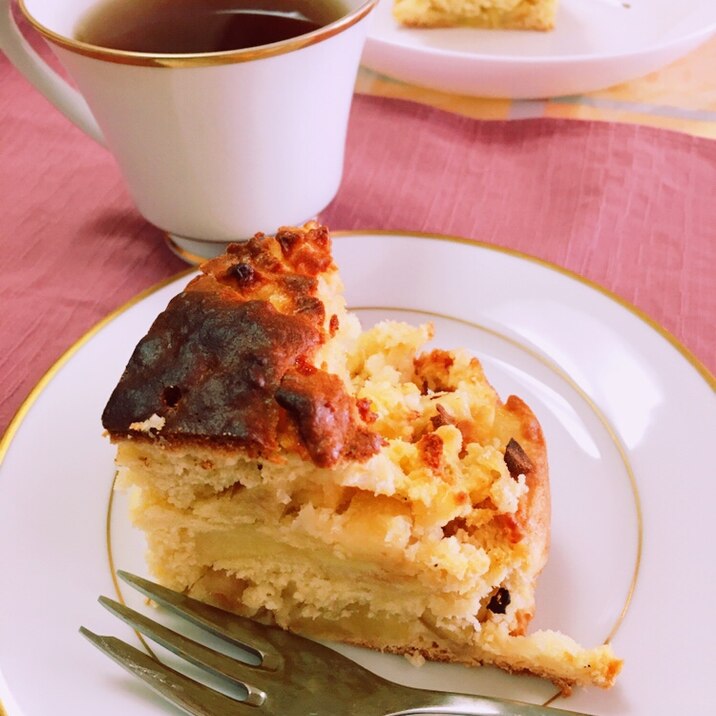 ホットケーキミックスで超簡単☆りんごケーキ